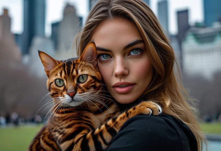 มุมมองภายนอกของเซ็นทรัลพาร์คทาวเวอร์ในยามค่ําคืน – ภาพอันน่าทึ่งของเซ็นทรัลพาร์คทาวเวอร์ที่ส่องสว่างตัดกับเส้นขอบฟ้าของนิวยอร์กซิตี้เน้นสถาปัตยกรรมสมัยใหม่ที่โดดเด่น