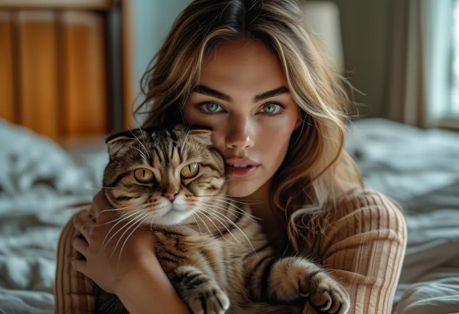 แมวสก็อตติชโฟลด์กับการผจญภัยที่ไทม์สแควร์ บรรยากาศแบบเมืองใหญ่ที่ทำให้เห็นถึงเสน่ห์และความน่ารักของเจ้าเหมียว