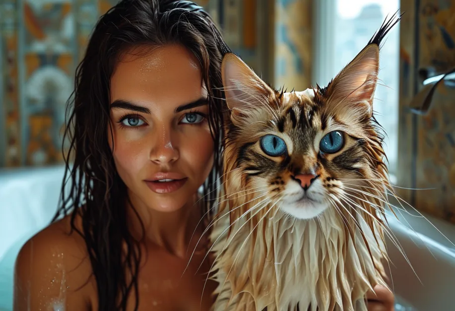 แมวบาหลีตัวสวยในมุมที่เงียบสงบของอะโครโพลิสเอเธนส์ ด้วยวิวที่อลังการและท่วงท่าที่สง่างาม