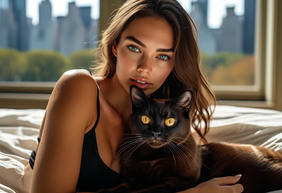 แมวเบอร์มิสกับการพักผ่อนในพื้นที่หรูหรา - แสดงความสบายใจของแมวในสถานที่ที่เต็มไปด้วยบรรยากาศผ่อนคลาย