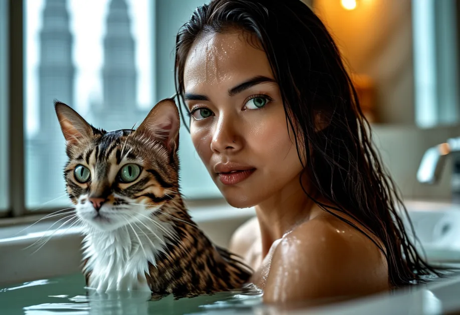 ลวดลายขนสวยงามของแมวเบอร์มิลลา - แมวเบอร์มิลล่าที่มีลวดลายขนสีเงินชัดเจน สร้างเสน่ห์ให้ผู้พบเห็นหลงใหล