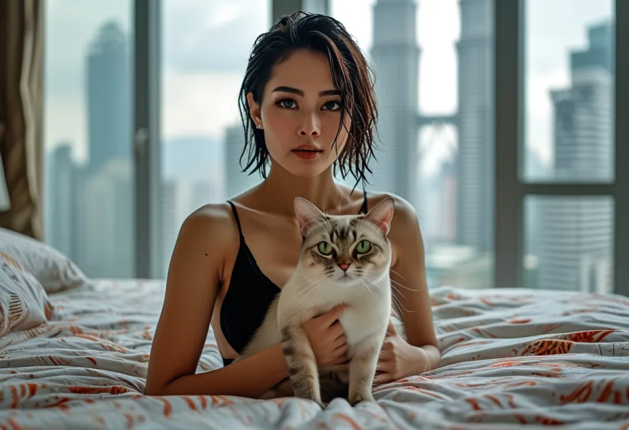 แมวเบอร์มิลลาท่าทางขี้เล่น ร่าเริงกับลายขนที่ไม่เหมือนใคร - ท่าทางขี้เล่นของแมวเบอร์มิลล่าพร้อมขนลายเฉพาะตัว สะท้อนบุคลิกที่เป็นมิตร