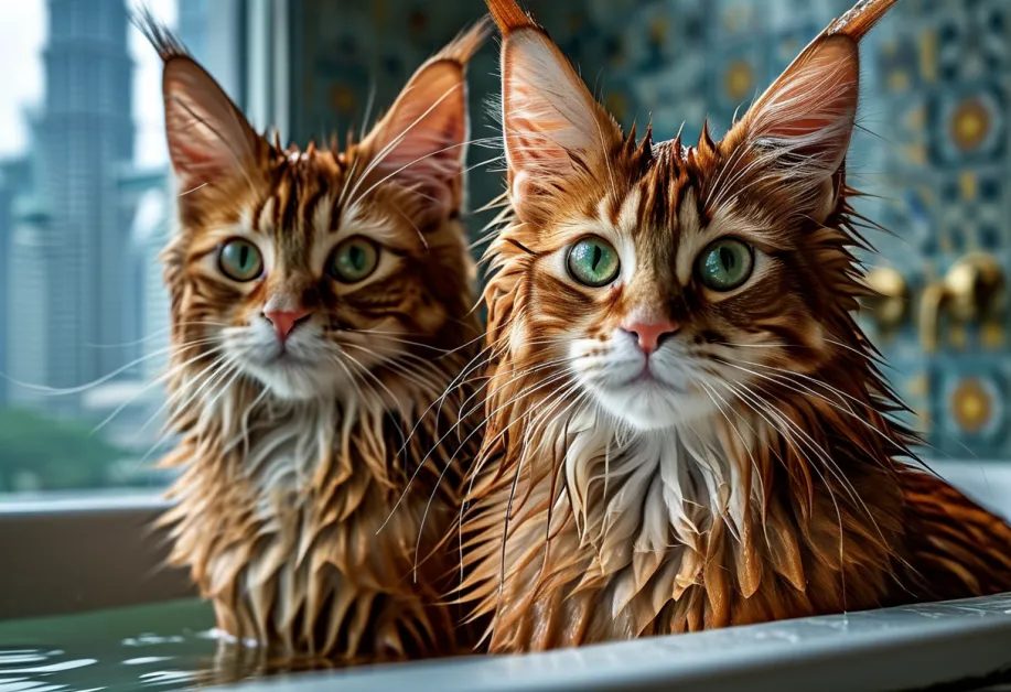 แมวโซมาเลียเกาะอย่างมั่นใจจับแก่นแท้อันสง่างามและบุคลิกที่อยากรู้อยากเห็น