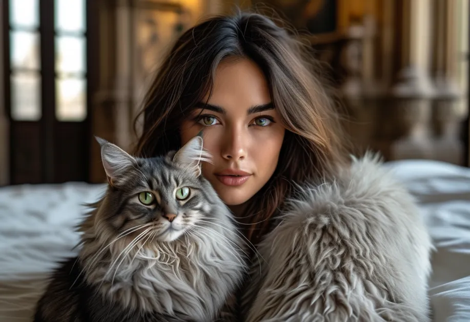 Sagrada Familia Tiffany Cat - ภาพแมวทิฟฟานี่ที่สะท้อนความคลาสสิกและความงดงามอย่างสมบูรณ์แบบในทุกมุมมอง