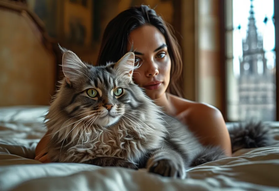 Sagrada Familia Tiffany Cat - แมวทิฟฟานี่ในมุมมองที่สื่อถึงความสง่างามและความนุ่มนวลในแบบฉบับที่ลงตัว