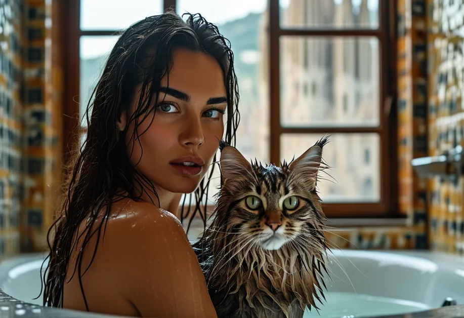 Sagrada Familia Tiffany Cat - การแสดงออกถึงความงามที่สมบูรณ์แบบของแมวทิฟฟานี่ ขนเนียนละเอียดและท่าทางที่มั่นใจ