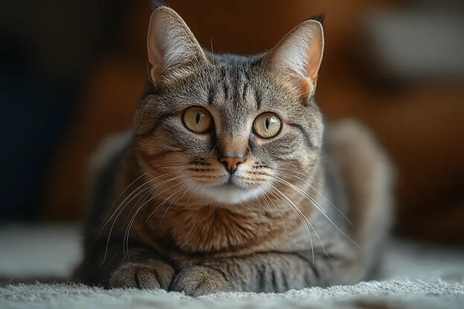 แมวมองดูนกนอกหน้าต่างอย่างสงบ สร้างความเพลิดเพลินในชีวิตประจำวัน