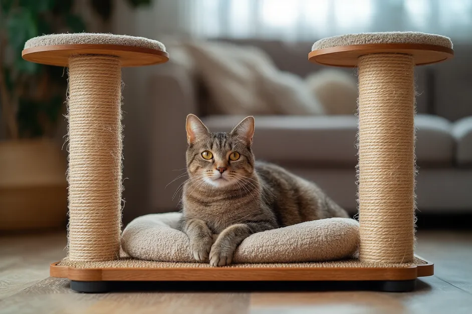 แมวกำลังชมวิวจากหน้าต่าง การจัดมุมที่เหมาะสมเพื่อความสุขของสัตว์เลี้ยง