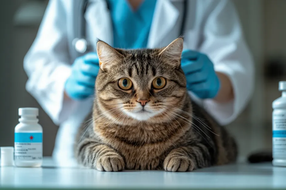 แมวไล่จับของเล่นขนนกอย่างสนุกสนาน กระตุ้นความอยากรู้อยากเห็นและพลังงาน