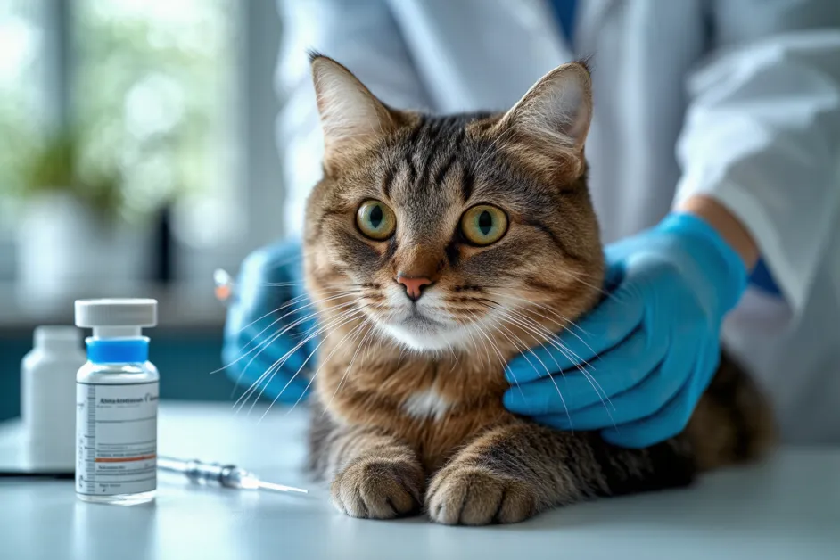 แมวกำลังปีนป่ายบนชั้นวาง การกระตุ้นกิจกรรมเพื่อสุขภาพและความแข็งแรงของแมว