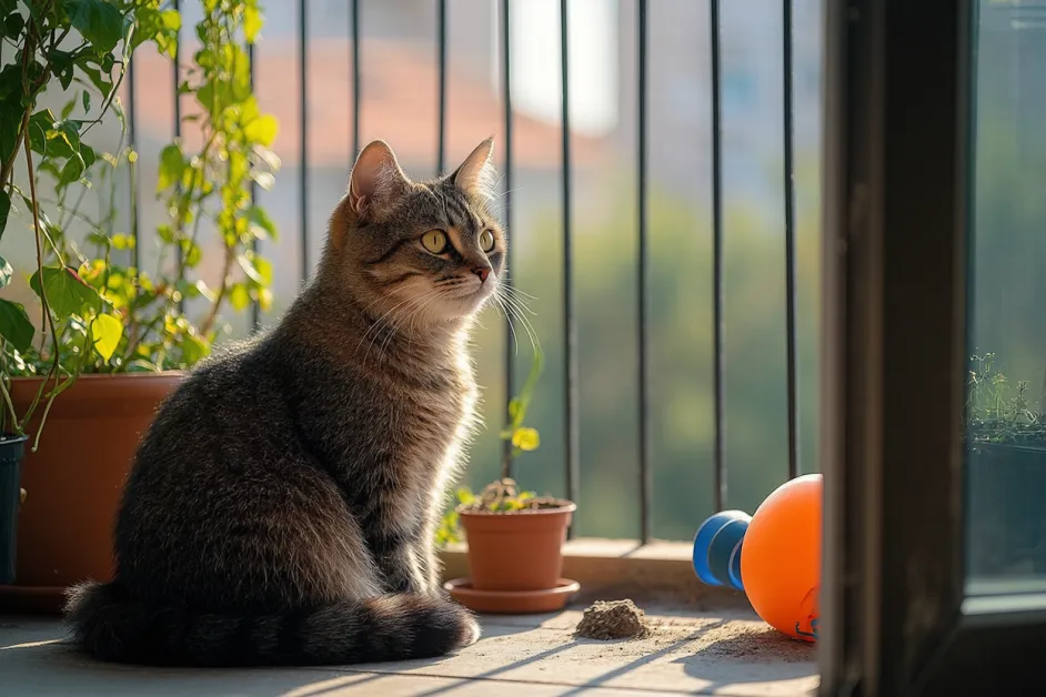 แมวนอนในมุมที่อบอุ่นของบ้าน เติมเต็มความสุขและความปลอดภัย