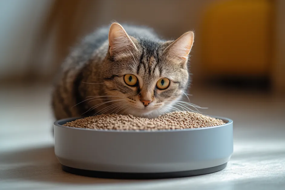 แมวนอนผ่อนคลายในมุมแดดอ่อน เติมเต็มความสุขให้กับวันพักผ่อน