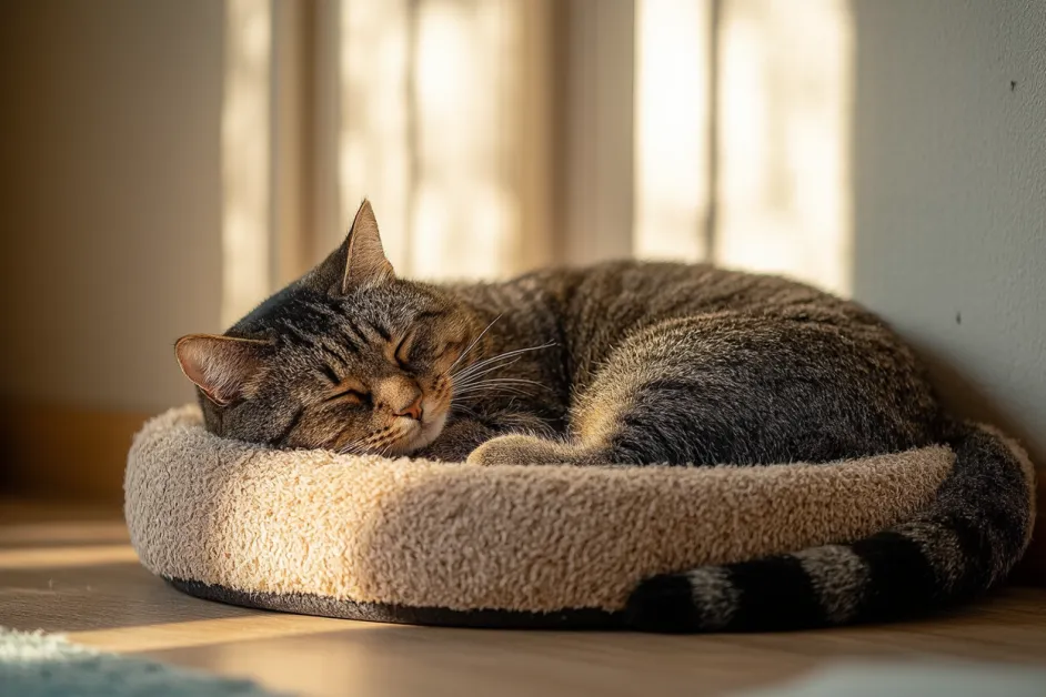 แมวเล่นของเล่นขนนกอย่างสนุกสนาน กระตุ้นสัญชาตญาณการล่าในรูปแบบที่ปลอดภัย