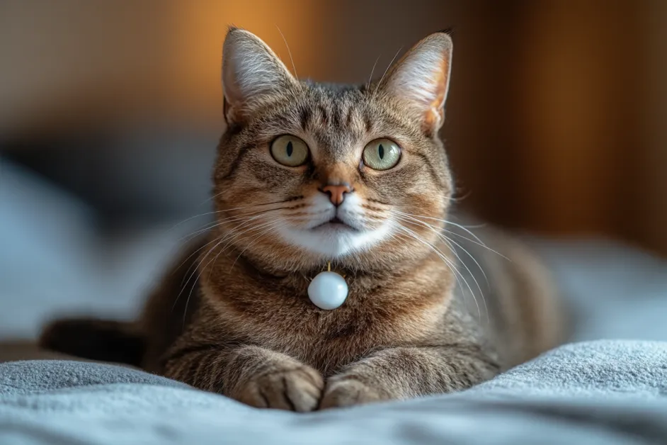 แมวกำลังสนุกกับการเล่นเชือก สื่อถึงธรรมชาติที่ขี้เล่นและพลังงานเต็มเปี่ยม