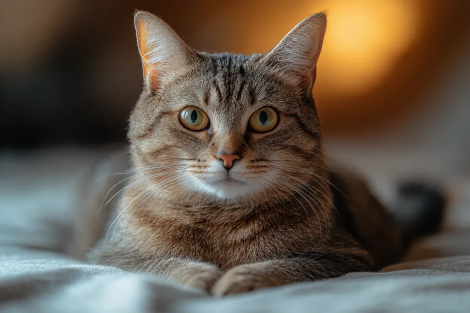 ลูกแมววิ่งไล่ของเล่นด้วยความกระตือรือร้น สะท้อนถึงชีวิตชีวาในบ้าน