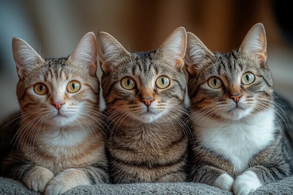 แมวตัวน้อยพักผ่อนบนเก้าอี้อย่างสงบ สะท้อนถึงความผ่อนคลายและความรักในบ้าน