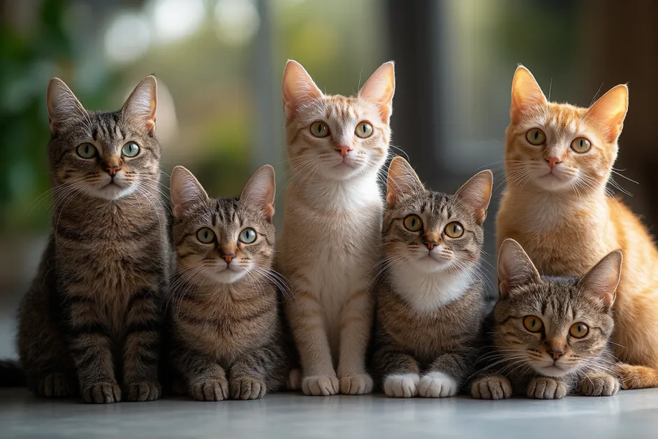 แมวกำลังสำรวจบนโซฟา สื่อถึงความอยากรู้อยากเห็นและความสนุกสนาน