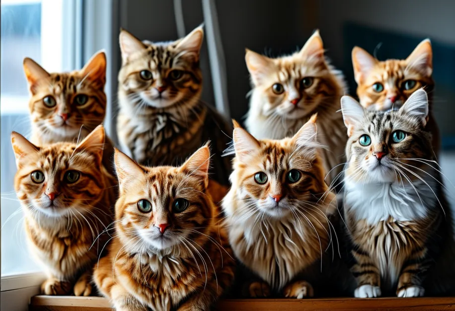 แมวนอนพักในแสงแดดอ่อนๆ แสดงถึงการดูแลอย่างดีและชีวิตที่เงียบสงบ