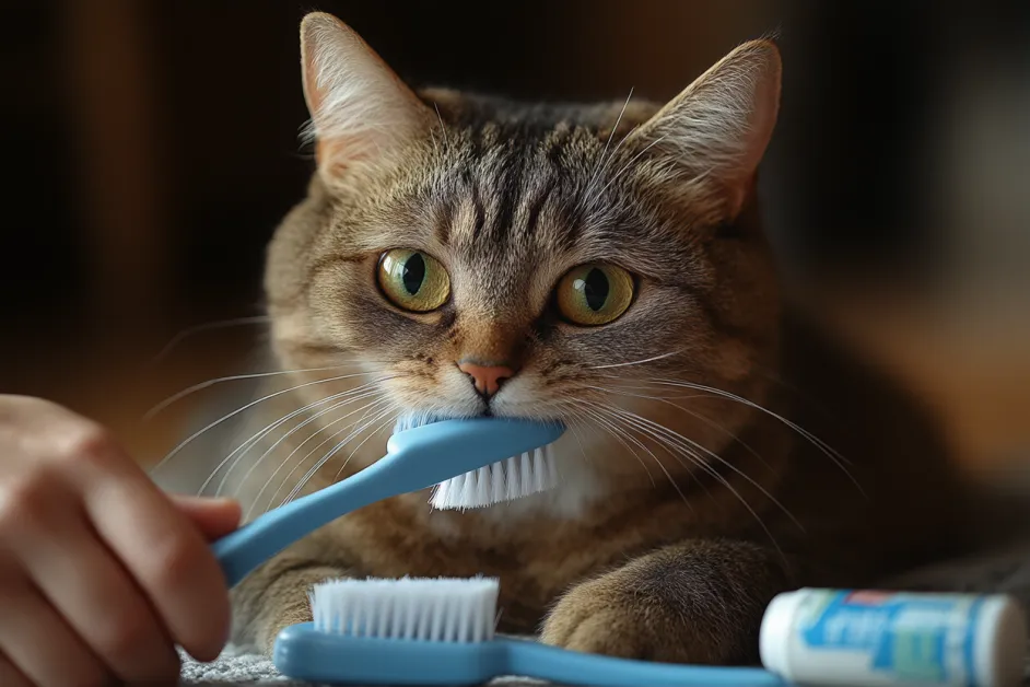 แมวมีความสุขในสวนที่เต็มไปด้วยธรรมชาติ สร้างบรรยากาศแห่งความผ่อนคลาย