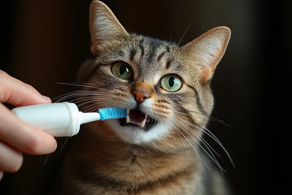 แมวสำรวจมุมห้องอย่างอยากรู้อยากเห็น สะท้อนถึงธรรมชาติที่กระตือรือร้น