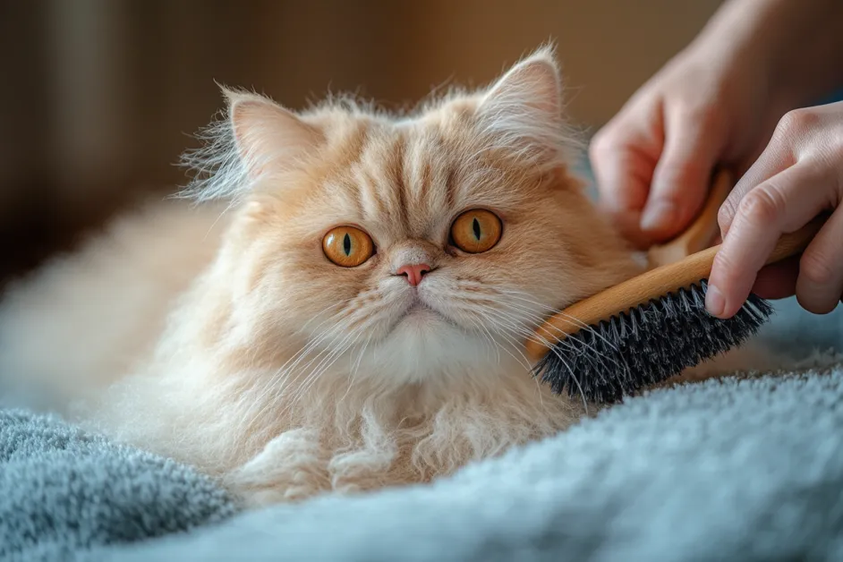 แมวกำลังพักผ่อนอย่างสงบ แสดงถึงบ้านที่ปลอดภัยและสภาพแวดล้อมที่เหมาะสมสำหรับแมว