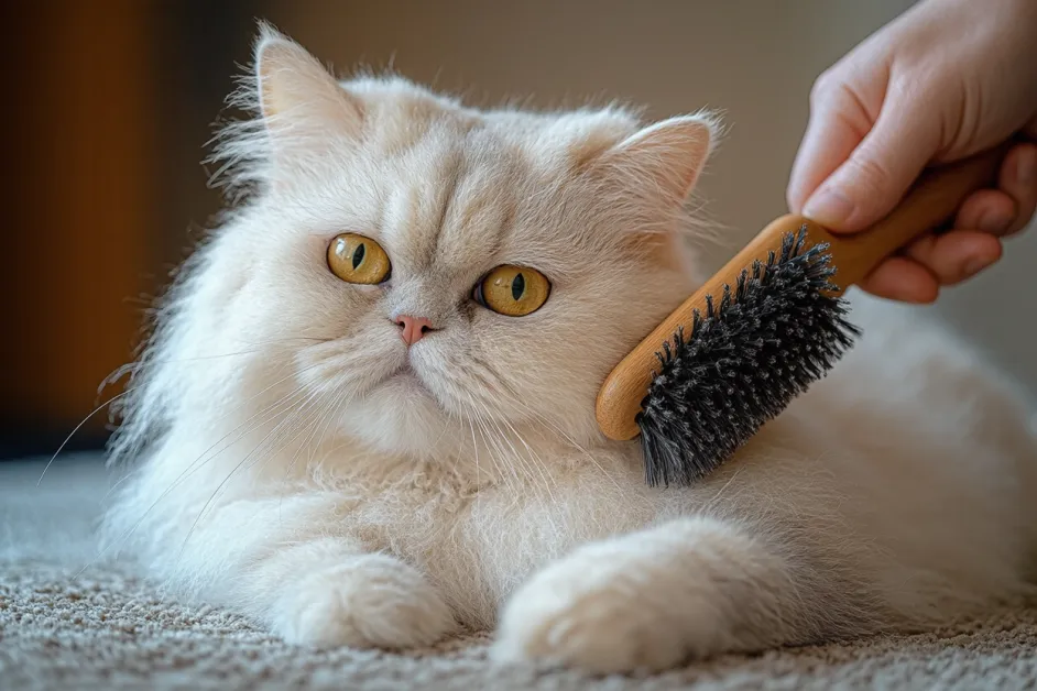 แมวกำลังสำรวจอย่างสนุกสนานในมุมสงบภายในบ้าน สื่อถึงความช่างสำรวจและพฤติกรรมตามธรรมชาติ