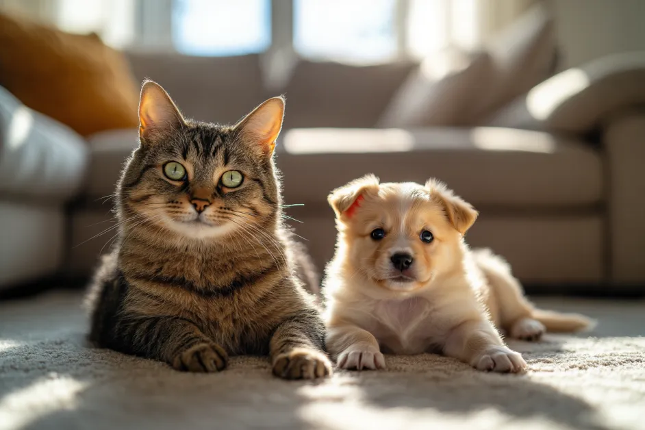 ลูกแมวขี้เล่นในศูนย์พักพิง แสดงความน่ารักและอยากรู้อยากเห็น พร้อมสำหรับบ้านใหม่