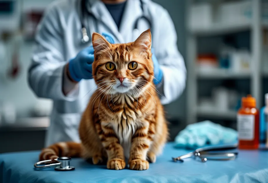 แมวกำลังปีนต้นไม้เล็กๆ - การเล่นกลางแจ้งช่วยเสริมสร้างกล้ามเนื้อและลดความเครียดในแมว.