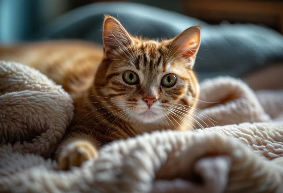 ภาพแมวที่กำลังเลียขนอย่างสุขใจ - แมวที่กำลังทำความสะอาดตัวเอง สัญลักษณ์ของสุขภาพที่ดีและพฤติกรรมธรรมชาติ