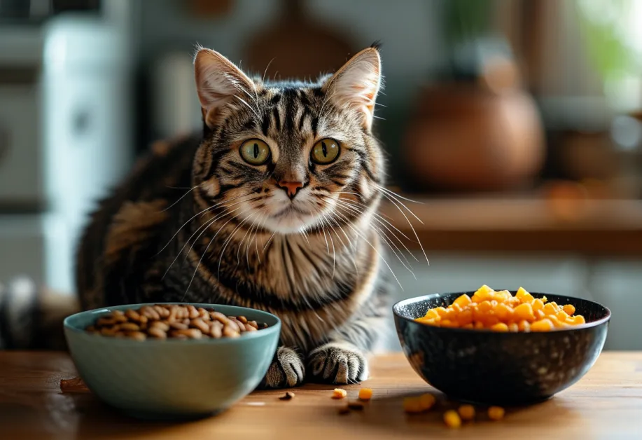 ภาพแมวที่กำลังพักผ่อนบนเบาะนุ่ม - แมวสุขภาพดีนอนอย่างผ่อนคลายในพื้นที่อบอุ่น สะท้อนถึงการดูแลที่ดีจากเจ้าของ