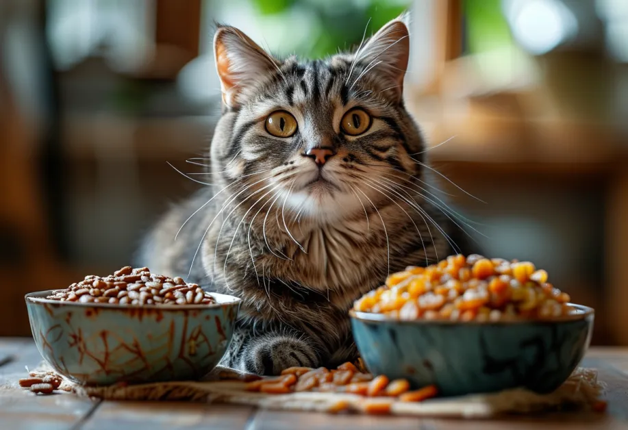 แมวสุขภาพดีในพื้นที่พักผ่อนส่วนตัว - ภาพแมวที่นั่งพักผ่อนในบ้านที่อบอุ่น เหมาะสำหรับการดูแลแมวในฤดูหนาวเพื่อสุขภาพที่ดีและความสุข