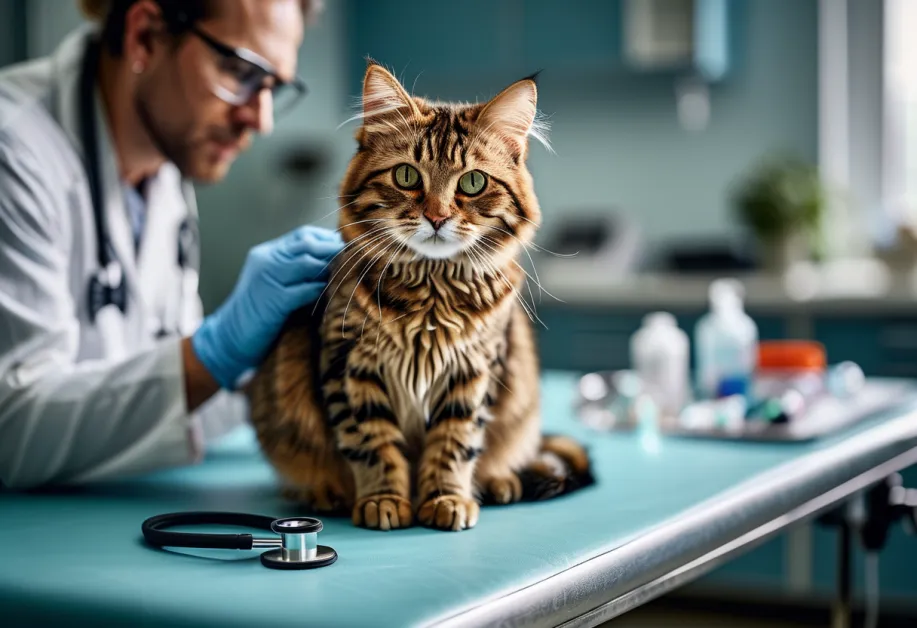 แมวกำลังเดินเล่นอย่างอิสระในพื้นที่กว้าง - การจัดสภาพแวดล้อมที่ปลอดภัยและมีพื้นที่ให้แมวสำรวจช่วยเสริมสุขภาพ