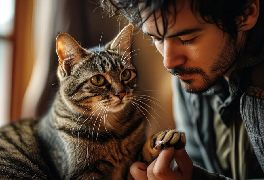 ลูกแมวนอนพักผ่อนอย่างสบายบนหมอนเล็ก - การสร้างพื้นที่ที่อบอุ่นและเหมาะสมช่วยให้ลูกแมวเติบโตอย่างแข็งแรงและมีความสุข