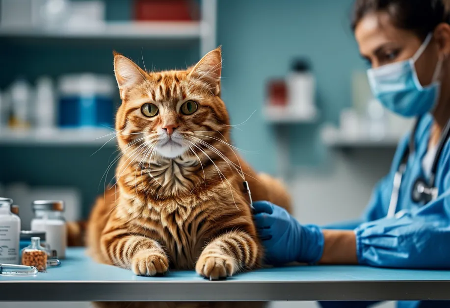 แมวนอนหลับในมุมเงียบสงบอย่างมีความสุข - ภาพที่แสดงถึงการดูแลและสร้างสภาพแวดล้อมที่ปลอดภัยและสบายสำหรับแมว