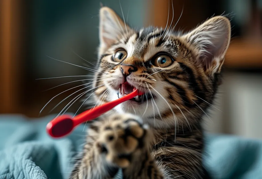 ภาพแมวสูงอายุกำลังได้รับการดูแลจากเจ้าของอย่างอบอุ่น - สื่อถึงความสัมพันธ์และความรักที่ช่วยส่งเสริมสุขภาพจิตใจในแมวสูงอายุ