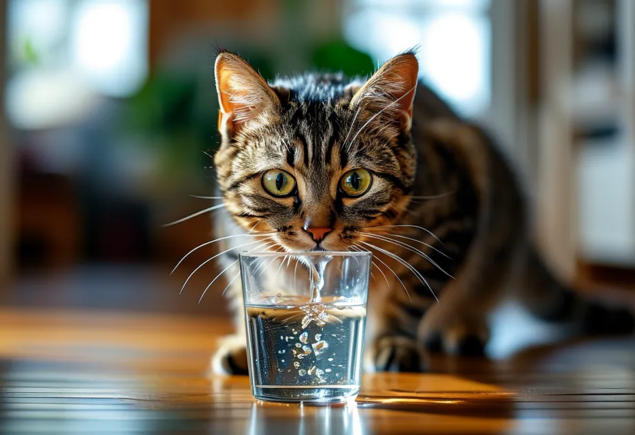 แมวขี้เล่นกำลังใช้ของเล่น สื่อถึงความสนุกและการกระตุ้นสมองของแมว เหมาะสำหรับบทความเกี่ยวกับการส่งเสริมกิจกรรมทางกายสำหรับแมว