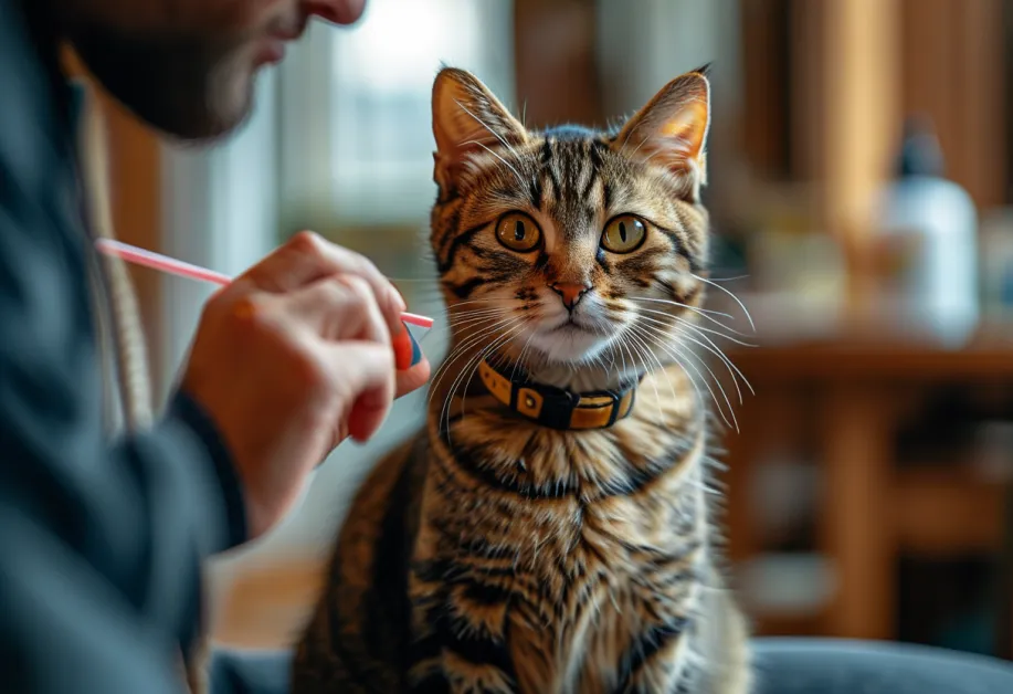 แมวกำลังดื่มน้ำสะอาดจากชามน้ำ - การดื่มน้ำที่เพียงพอช่วยลดความเสี่ยงของโรคและส่งเสริมสุขภาพโดยรวมของแมว.