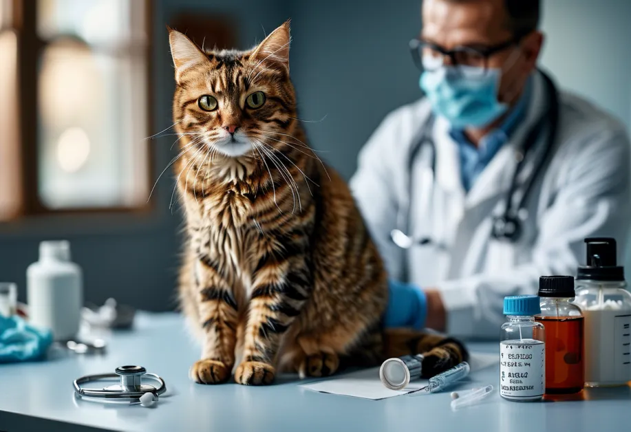 แมวน่ารักนั่งสงบนิ่งในสวน - ภาพแมวตัวน้อยนั่งพักผ่อนในสวนธรรมชาติ แสดงถึงความผ่อนคลายและสุขภาพที่ดี.