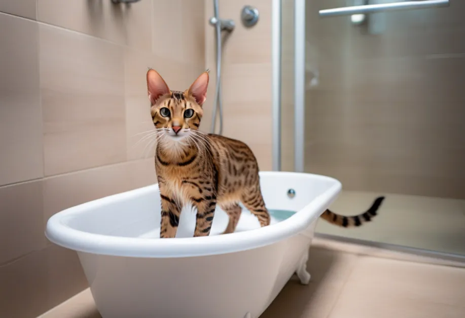 ภาพประกอบแมวขนยาวกำลังถูกหวีขนอย่างอ่อนโยน - การกรูมมิ่งแมวขนยาวช่วยลดการพันกันของขนและทำให้ขนดูสุขภาพดี เหมาะสำหรับแมวที่ต้องการการดูแลขนพิเศษ