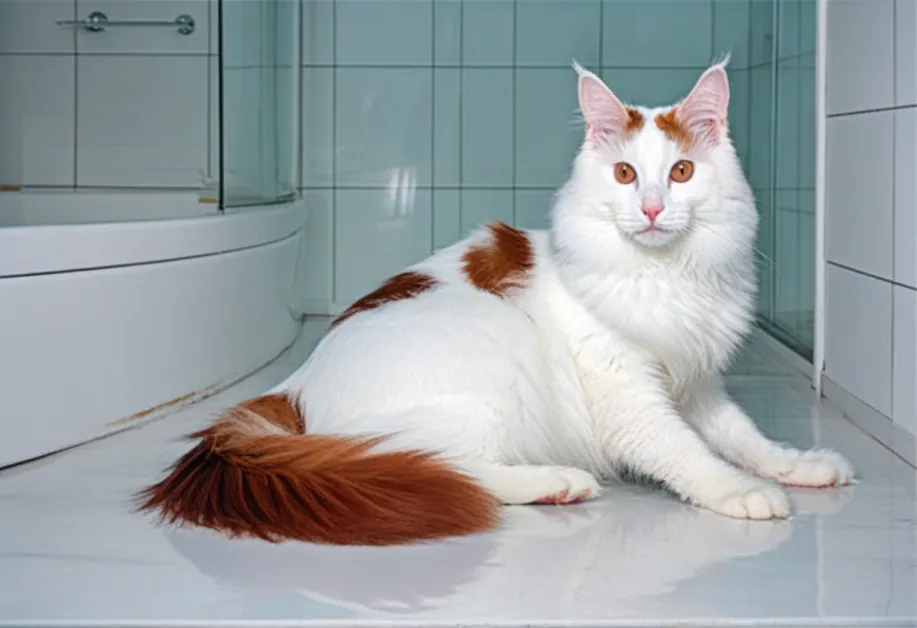 ภาพแมวขณะกำลังอาบน้ำด้วยฟองสบู่นุ่มๆ - การอาบน้ำแมวอย่างถูกวิธีช่วยลดความเครียดและรักษาความสะอาดอย่างมีประสิทธิภาพ