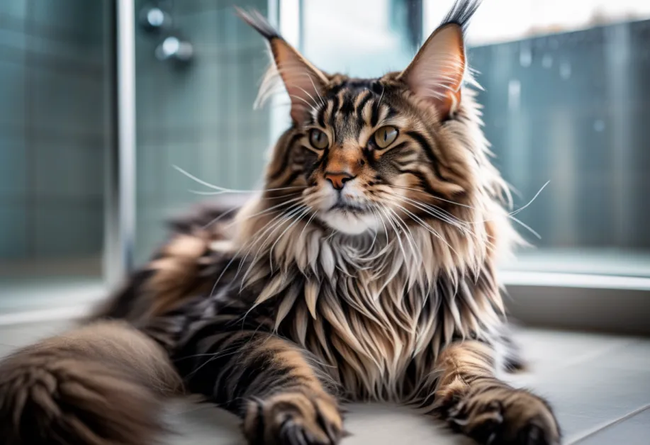 อุปกรณ์และผลิตภัณฑ์ที่เหมาะสำหรับการอาบน้ำแมว ช่วยให้ขนเงางามและลดการระคายเคืองผิวหนัง