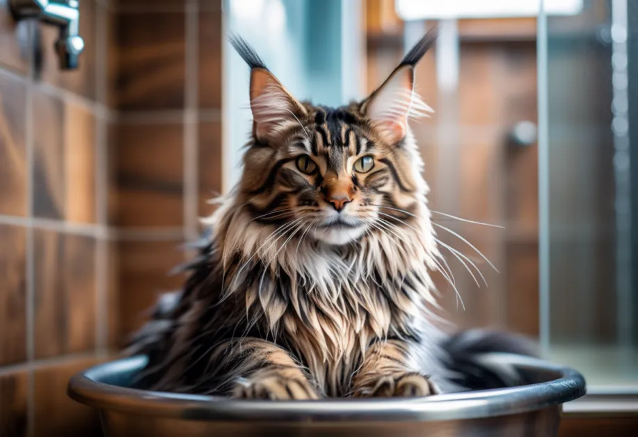 เคล็ดลับการอาบน้ำให้แมวแบบมืออาชีพในอ่างน้ำ ช่วยให้แมวของคุณสะอาดสดชื่นและมีสุขภาพดี