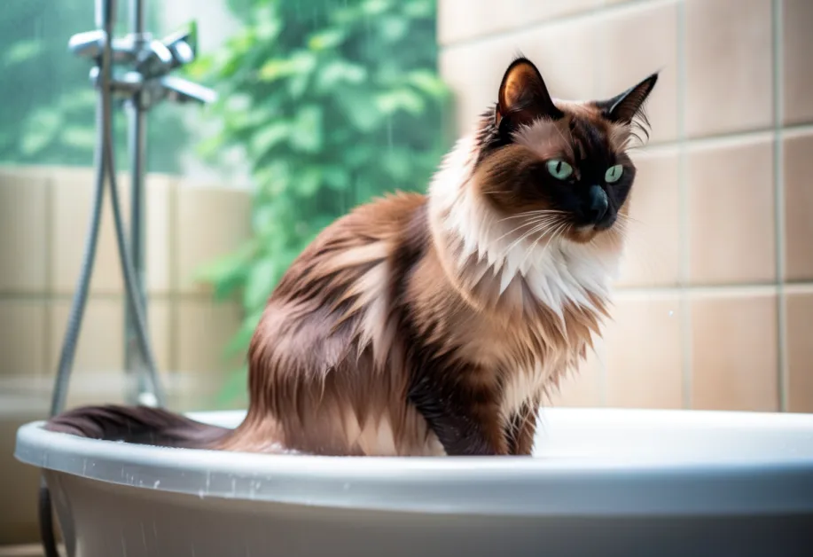 ภาพการตัดเล็บแมวโดยสัตวแพทย์ที่คลินิก - การดูแลเล็บแมวด้วยมืออาชีพในคลินิก สร้างความมั่นใจในความปลอดภัย