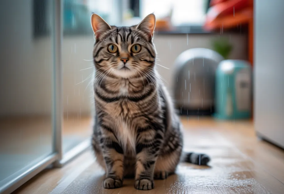 แมวสุดน่ารักกำลังเพลิดเพลินกับการอาบน้ำในอ่างที่สะอาดสดชื่น พร้อมเคล็ดลับดูแลสุขภาพผิวหนังของแมวให้นุ่มและเงางาม