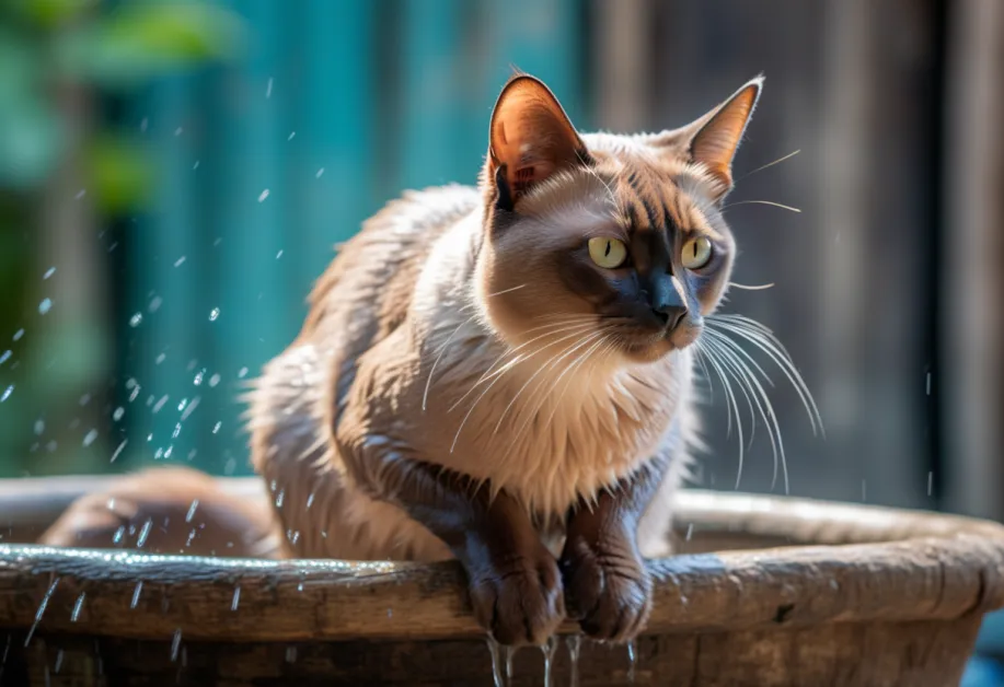 ภาพการดูแลแมวด้วยครีมนวดขนสูตรอ่อนโยน - ครีมนวดขนที่เหมาะสำหรับแมวทุกสายพันธุ์ ช่วยเพิ่มความนุ่มลื่นและลดการพันกันของขน