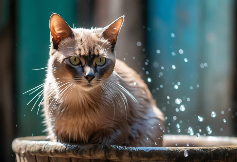 ภาพผลิตภัณฑ์แชมพูสำหรับแมวแพ้ง่าย - แชมพูสำหรับแมวผิวบอบบาง ช่วยทำความสะอาดอย่างอ่อนโยน ปราศจากสารเคมีที่อาจระคายเคือง
