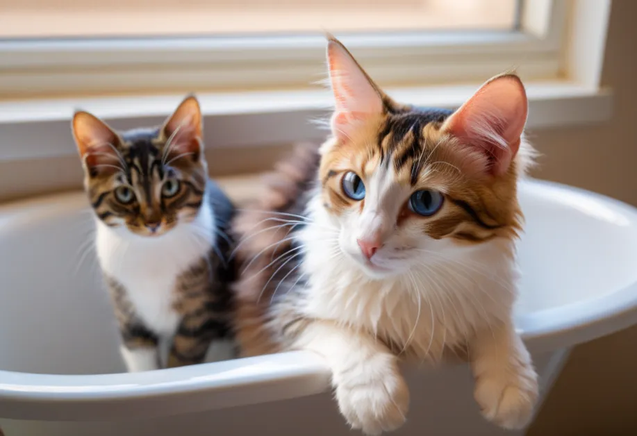 ภาพการแนะนำการแปรงฟันแมวอย่างนุ่มนวล เพื่อความปลอดภัยและสุขภาพฟันที่ดี