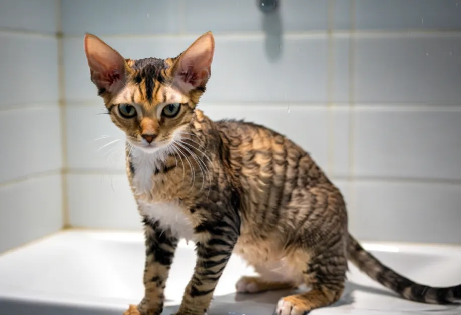 การทำความสะอาดพื้นที่แมว: ภาพที่แสดงถึงการทำความสะอาดพื้นที่ที่แมวใช้เป็นประจำ ลดกลิ่นไม่พึงประสงค์และเพิ่มความสดชื่นให้บ้าน