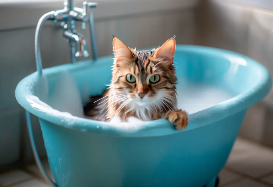 อุปกรณ์เดินทางสำหรับแมวครบชุดในภาพ - แสดงตัวเลือกอุปกรณ์ที่จำเป็นเพื่อความสะดวกและความปลอดภัยระหว่างเดินทาง