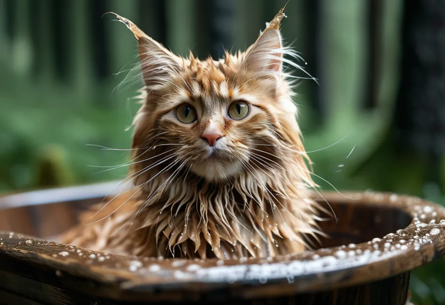 แมวสีขาวในระหว่างการดูแลขน - อาหารเสริมเพื่อสุขภาพผิวหนังและขนเงางามสำหรับเพื่อนขนฟูของคุณ